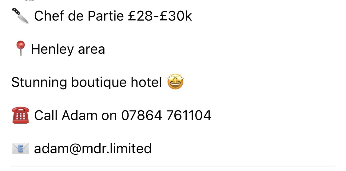 ChefsAround's tweet image. ‼️New job alert ✅

#hotnewjob #hospitalityrecruitment #henleyonthames