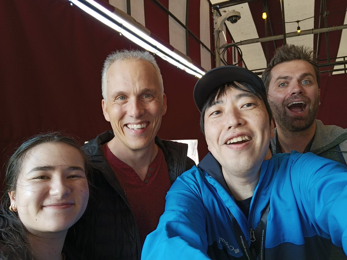 korodroid's tweet photo. Our selfies at the speakers' meetup. Great to see the fantastic speakers and staff behind this event. So excited to meet more people!
#droidconSF #dcsf23  @droidconSF @droidcon https://t.co/pmE5bgwNsk
