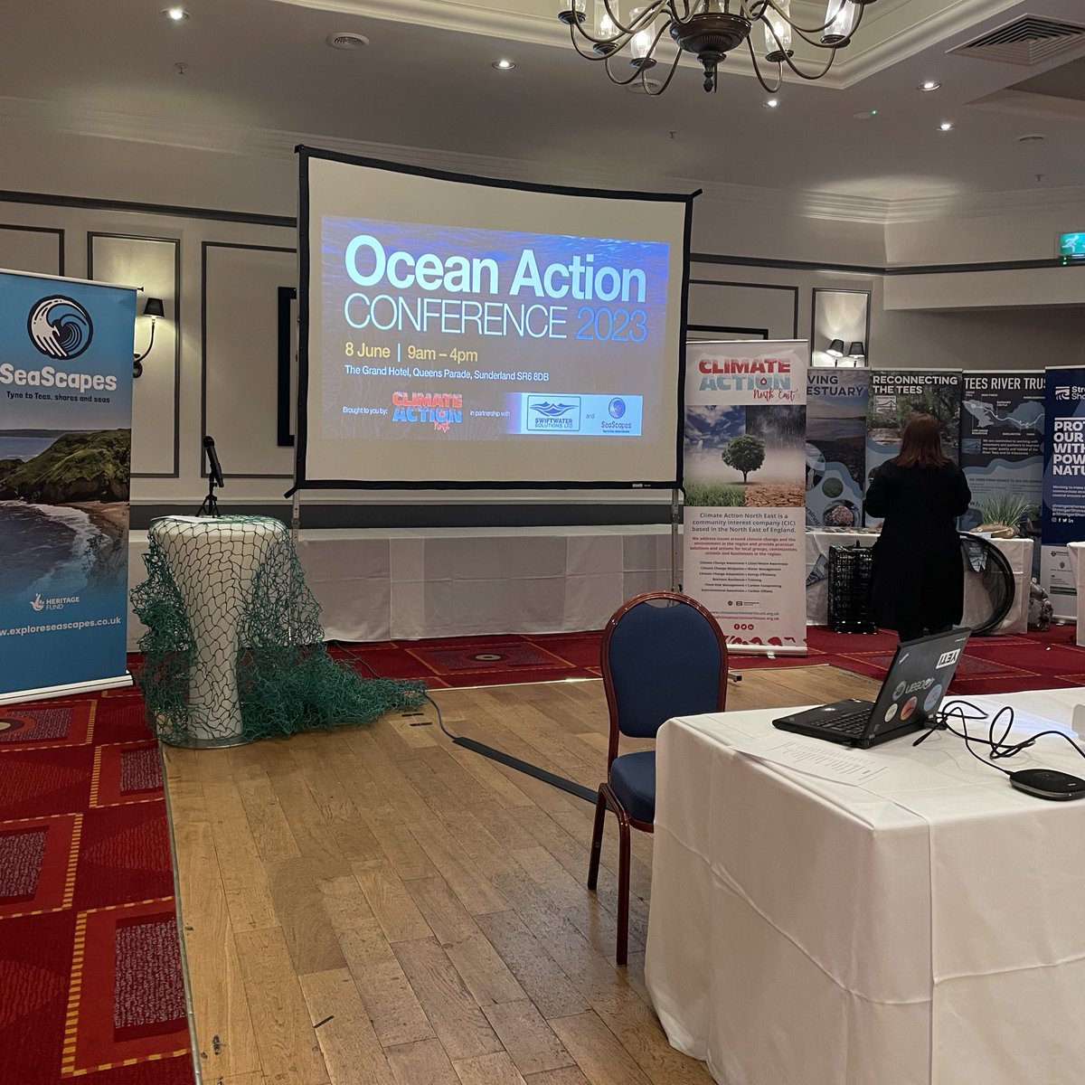 Excited to meet the rest of the marine community in the North East today at the @ClimateActionNE conference! 

What a way to celebrate world ocean day!

#oceanaction