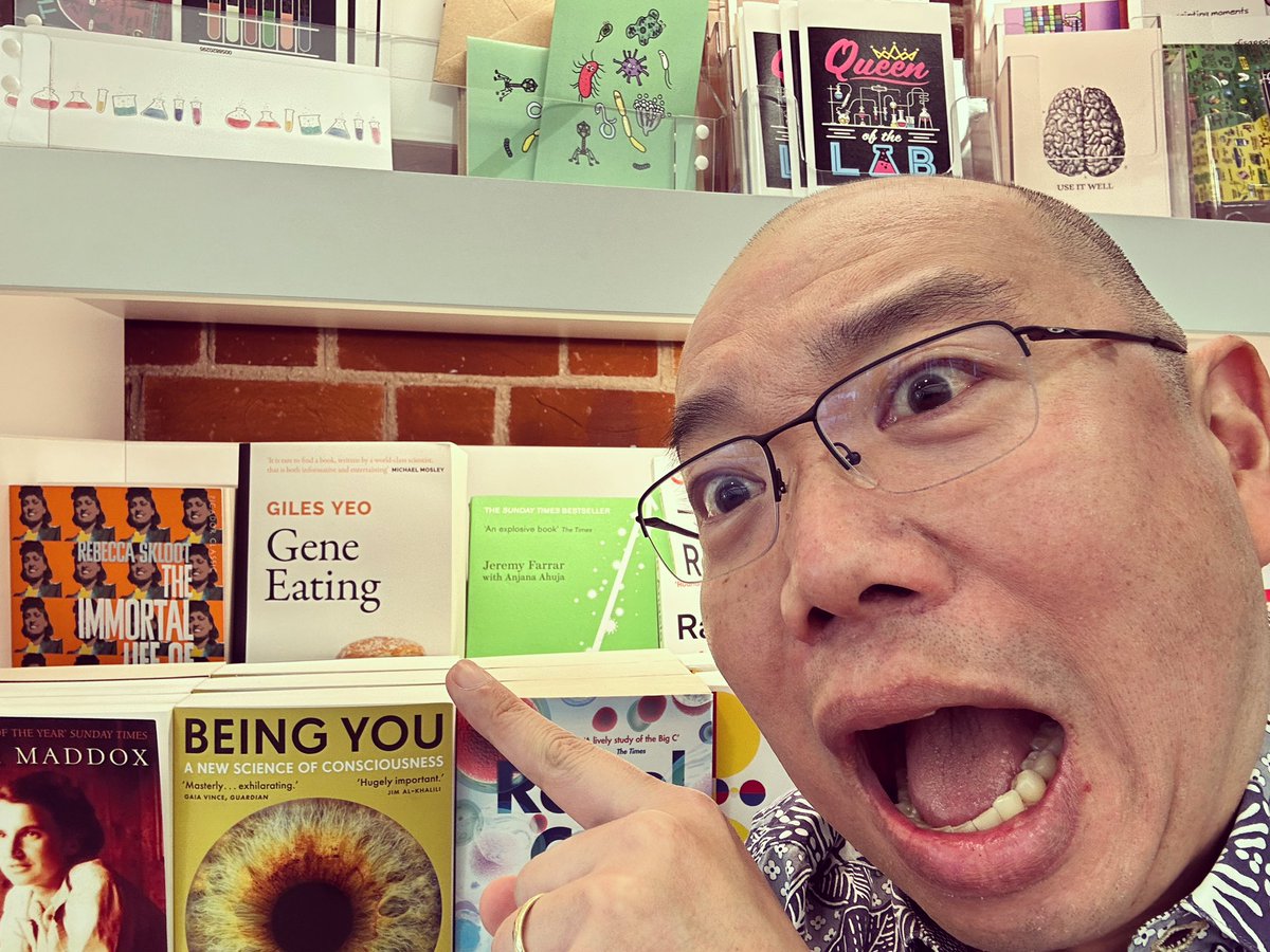 GilesYeo's tweet photo. My book #GeneEating is on sale at the Wellcome @ConnectingSci @sangerinstitute bookshop! https://t.co/hjnfSN7TB4