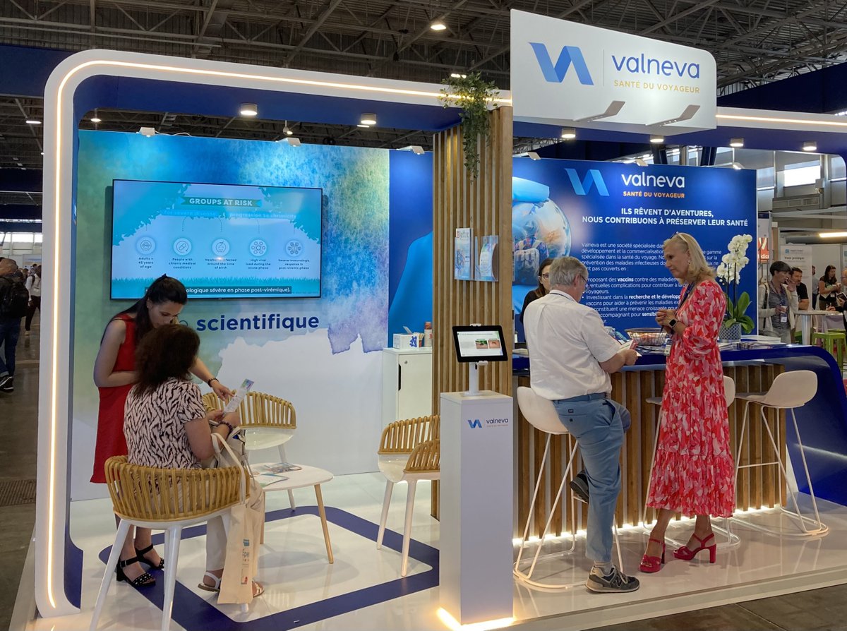 valnevaSE's tweet photo. Valneva is ready to welcome French healthcare professionals specialized in infectious diseases to our booth on day two of the Journées Nationales d’Infectiologie (JNI) conference in Grenoble
https://t.co/JU8yaHLTba
#InfectiousDiseases #TravelHealth #JNI2023 #LifeAtValneva https://t.co/sgr1IK3Vmg