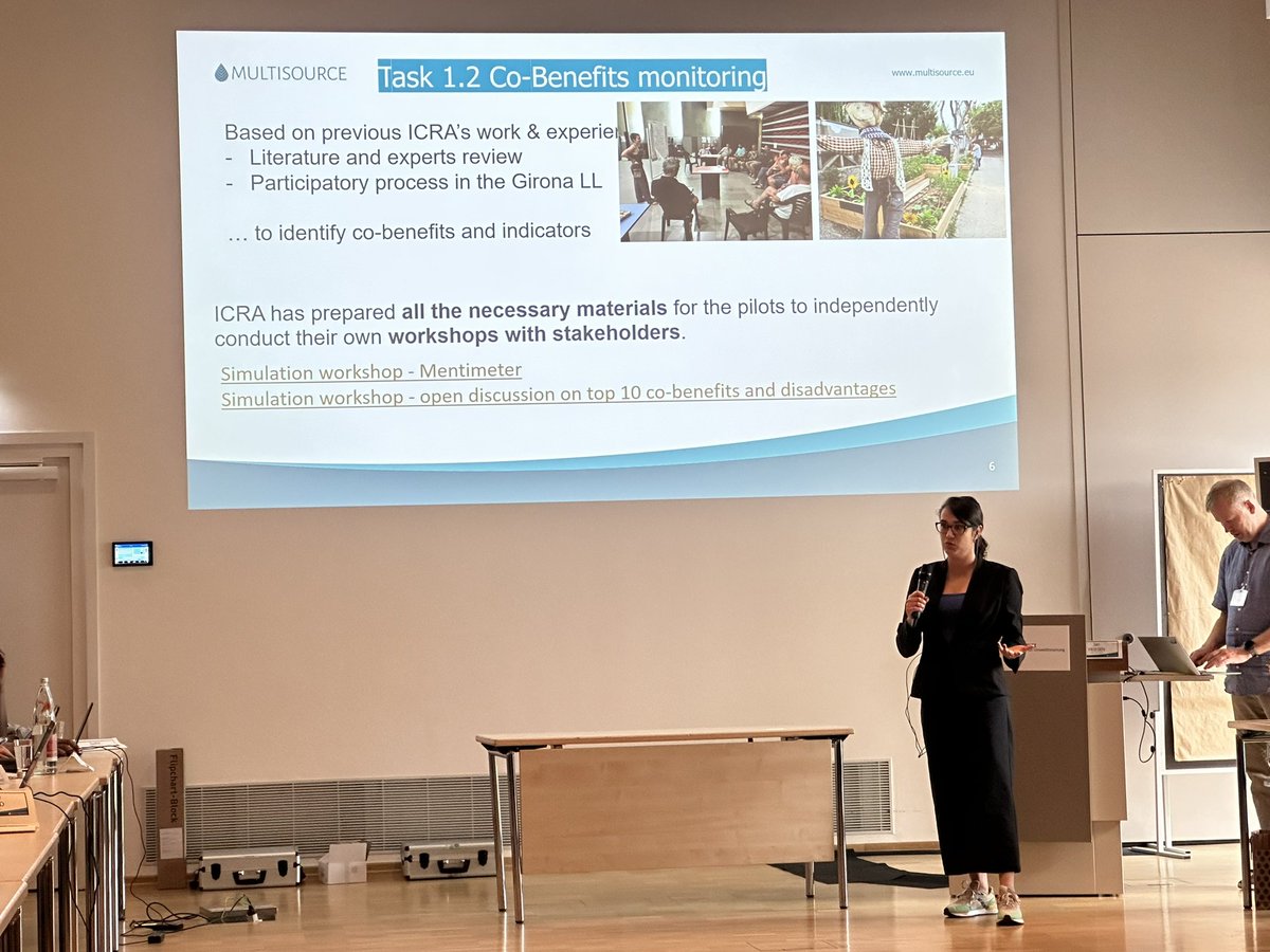 My last presentation in such an amazing project. So glad to have had the opportunity to work with the best people. 

What a great team 🤩

<a href="/MultisourceEu/">MULTISOURCE 🇪🇺</a> ♥️
<a href="/IcraWater/">ICRA</a> 
<a href="/quim_comas/">Quim Comas</a> 
<a href="/jospueyo/">Josep Pueyo-Ros</a> 

<a href="/JaimeNivala/">Jaime Nivala</a> , thank you for your exceptional project coordination.

See you soon 👋
