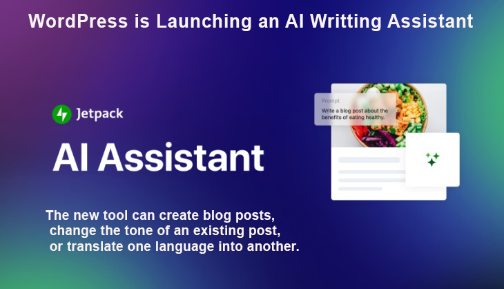 naxotoppvtltd's tweet photo. Exciting news! WordPress introduces "Jetpack AI Assistant": a powerful tool that creates blog posts, changes tone, and translates languages. Say goodbye to writer's block and unlock your content's true potential. #JetpackAIAssistant #ContentRevolution https://t.co/PQ5Yx1l0E2