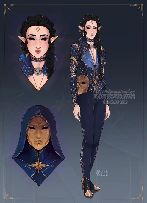 it's been a minute, but today I get to play Isolde again!!   #DnD #dndart