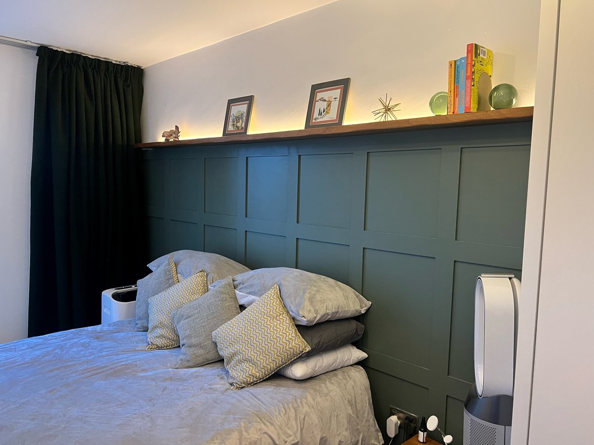 Another beautiful Shaker Wall Panelling Kit installed in a customer's home!

Order yours today via our website!

W: cnccreations.co.uk/product/shaker…

#interiordesign #Trending #homekit #BedroomdreamPhotos #woodworking