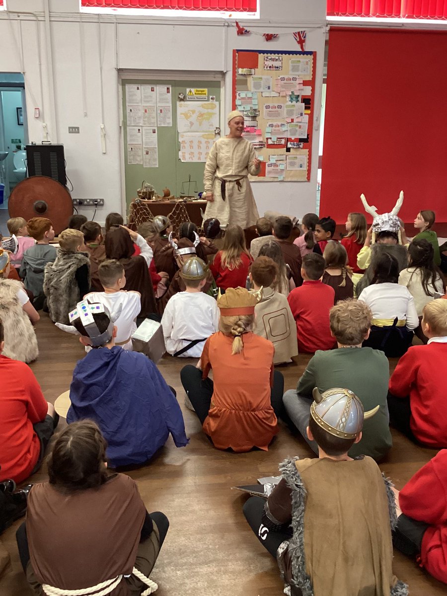 Our Viking experience day has begun…please do share children’s thoughts that they share with you at home later..