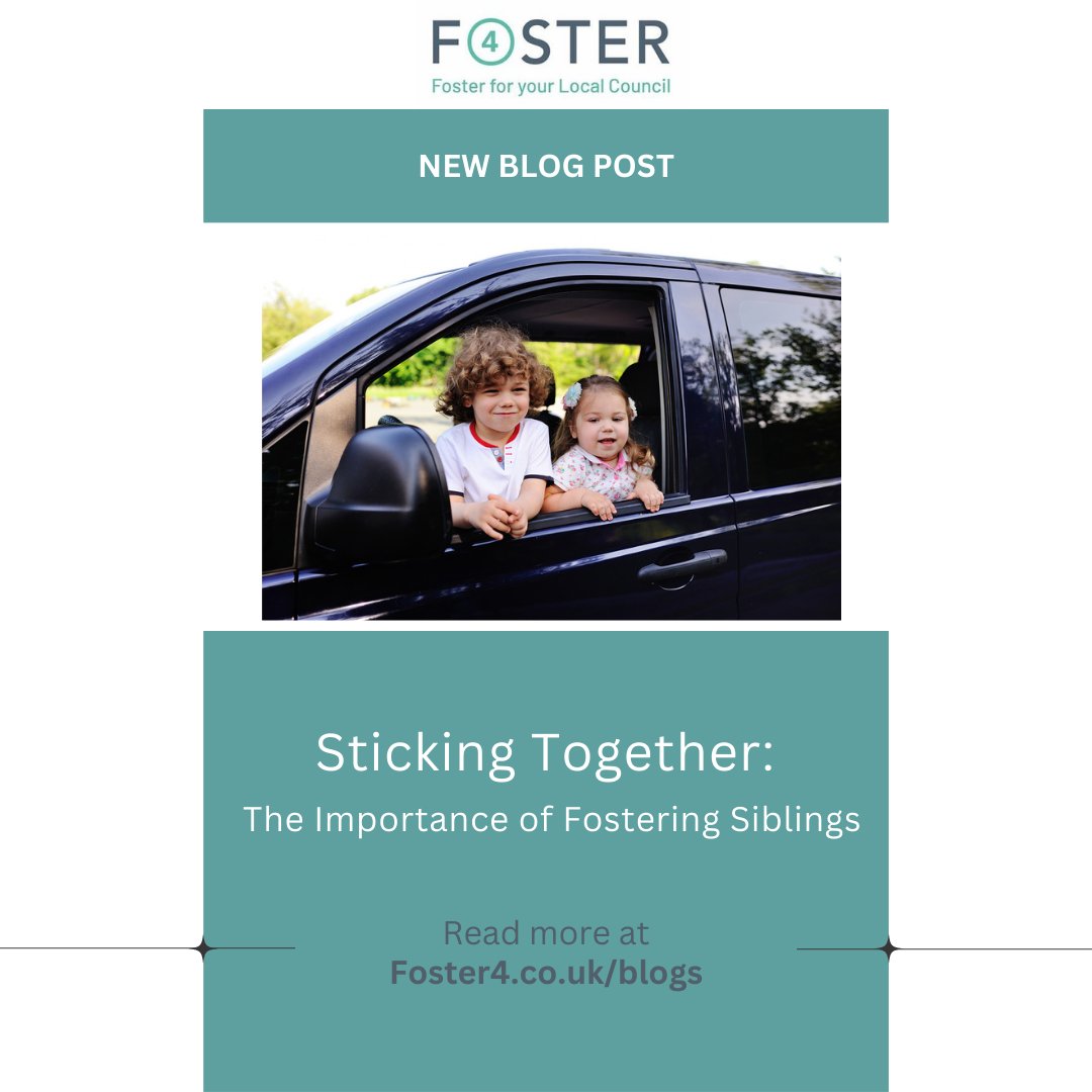 💻 In our latest blog post, we explore the benefits and challenges of fostering siblings together. 

Read it here: foster4.co.uk/fostering-sibl… 

#foster4
