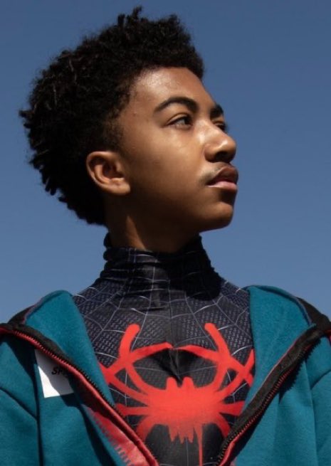 neverlie's tweet image. miles brown is easily the best choice to play miles morales