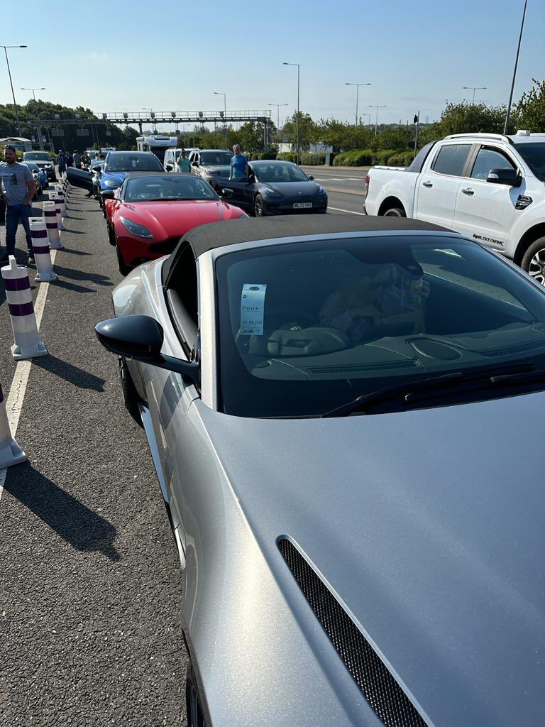 GRANGEMOTORS's tweet photo. The Grange Le Mans road trip has begun, our guests on their way to @24hoursoflemans #GrangeAstonMartin #Lemans24hrs #roadtrip https://t.co/Kg6sZyEcSB