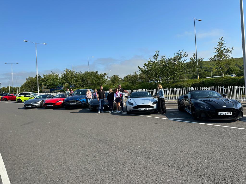 GRANGEMOTORS's tweet photo. The Grange Le Mans road trip has begun, our guests on their way to @24hoursoflemans #GrangeAstonMartin #Lemans24hrs #roadtrip https://t.co/Kg6sZyEcSB
