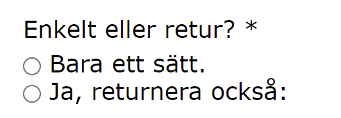 Eliderad's tweet photo. Översättningssvenska: ett sätt, returnera
Svenska: enkel resa, tur och retur
#xl8 #ovst https://t.co/ciPTUMUt1v