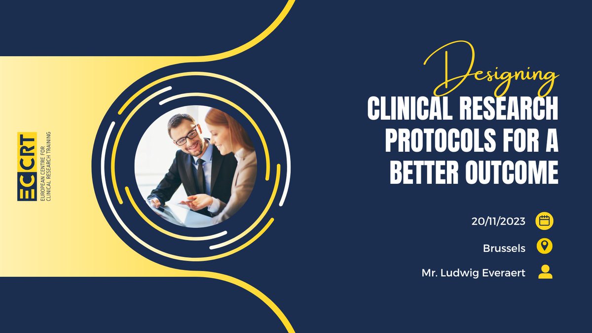 Share this post with your colleagues and friends who might benefit from this course. Together, let's raise the bar in clinical research and make a positive impact on patient lives. Link: eccrt.com/designing-clin…

#ClinicalResearch #ProtocolDesign #OnlineLearning #ECCRT #Training