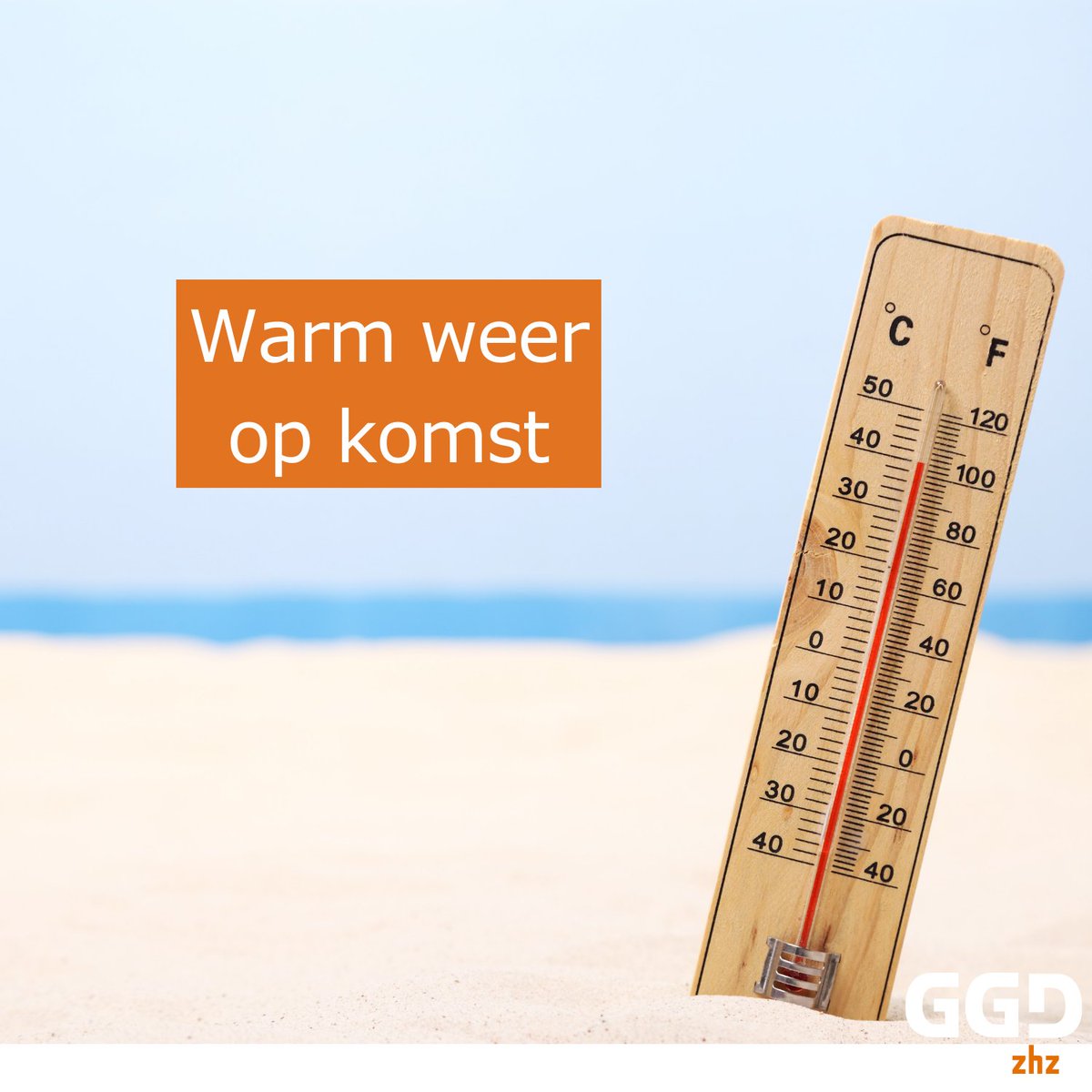 Het wordt warm 🌡️ de komende dagen. We geven je naast de temperaturen voor de komende dagen ook wat tips die je misschien nodig gaat hebben tijdens het warme weer🥵.

De tips? Die staan op ggdzhz.nl/hitte.

Wat wij hier doen? Zeggen we niet, maar misschien wel één 🍦.