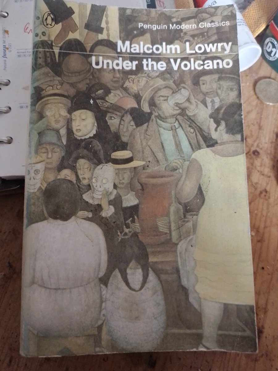 First read: 30 years ago. Read again: now. What a difference three decades of life experience makes in comprehension. Now thinking: how would you approach this complexity as a new film script? #malcolmlowry #underthevolcano #modernliterature #modernism  #mexico @malcolmlowry