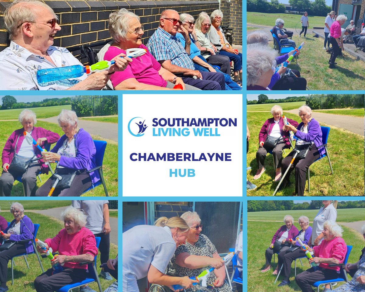We had some fun in the sun 🌞yesterday at our Chamberlayne Hub! We spent the afternoon outside and our customers had a great laugh shooting each other and the staff with our water gun 🔫