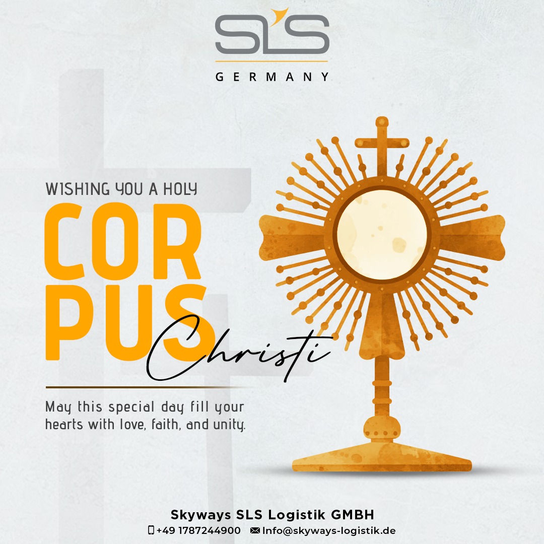 Skyways_Germany's tweet photo. Wishing you a blessed Corpus Christi, where the presence of Christ's love and grace fills your heart!🤍

#slsgermany #skywaysgermany #BlessedCorpusChristi #HolyEucharist #FaithLoveGrace #SacredDay #DivinePresence #EternalLove #SpiritualJourney #DeepenYourFaith #CelebrateChrist https://t.co/UMtFENU0LN