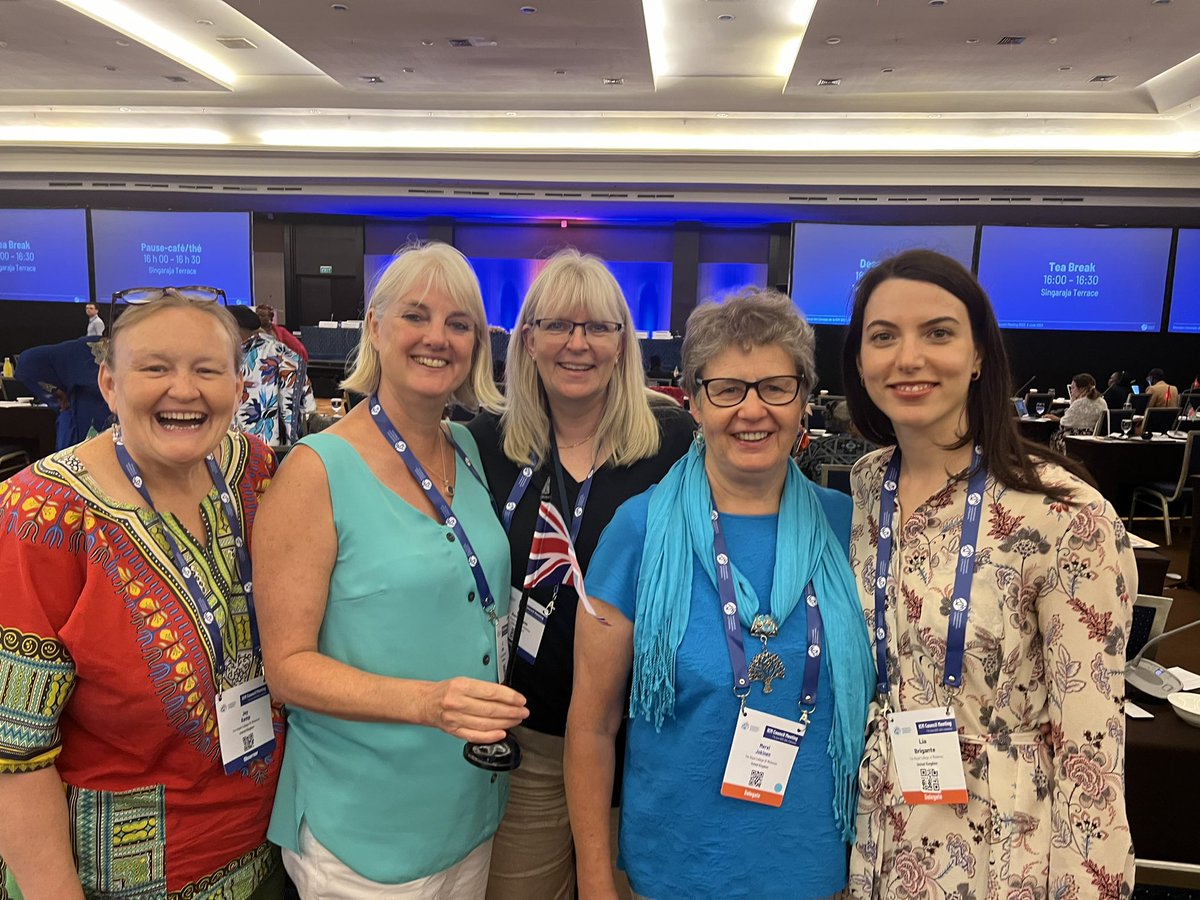 The RCM delegation at ICM's Triennial Council Meeting, which is taking place this week in Bali 🌿 contributing to setting the ICM strategy for 2023-2026
#TogetherAgain
 #MidwivesInBali🇮🇩 #ICM2023
@world_midwives 
@MidwivesRCM 
@EUMidwives