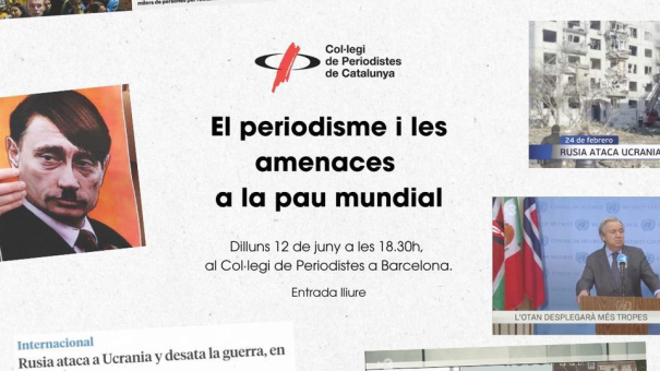 Col·legi de Periodistes de Catalunya (@periodistes_cat) on Twitter photo 🗞️Descobreix els resultats de l'estudi del Grup de Periodisme per la Pau sobre la cobertura de la guerra d'Ucraïna
🗓️12/06
🕡18.30
📍Barcelona
🗣️<a href="/degaJMMorros/">Joan Maria Morros</a> <a href="/jcrius/">Josep Carles Rius</a> <a href="/xescoreverter/">Xesco Reverter</a> <a href="/cristinamas_/">Cristina Mas</a> <a href="/raymerichp/">Ramon Aymerich</a> Llúcia Oliva Olga Garcia <a href="/MengualClara/">Clara Esparza Mengual</a>
🔗periodistes.cat/actualitat/not… 🗞️Descobreix els resultats de l'estudi del Grup de Periodisme per la Pau sobre la cobertura de la guerra d'Ucraïna
🗓️12/06
🕡18.30
📍Barcelona
🗣️<a href="/degaJMMorros/">Joan Maria Morros</a> <a href="/jcrius/">Josep Carles Rius</a> <a href="/xescoreverter/">Xesco Reverter</a> <a href="/cristinamas_/">Cristina Mas</a> <a href="/raymerichp/">Ramon Aymerich</a> Llúcia Oliva Olga Garcia <a href="/MengualClara/">Clara Esparza Mengual</a>
🔗periodistes.cat/actualitat/not…
