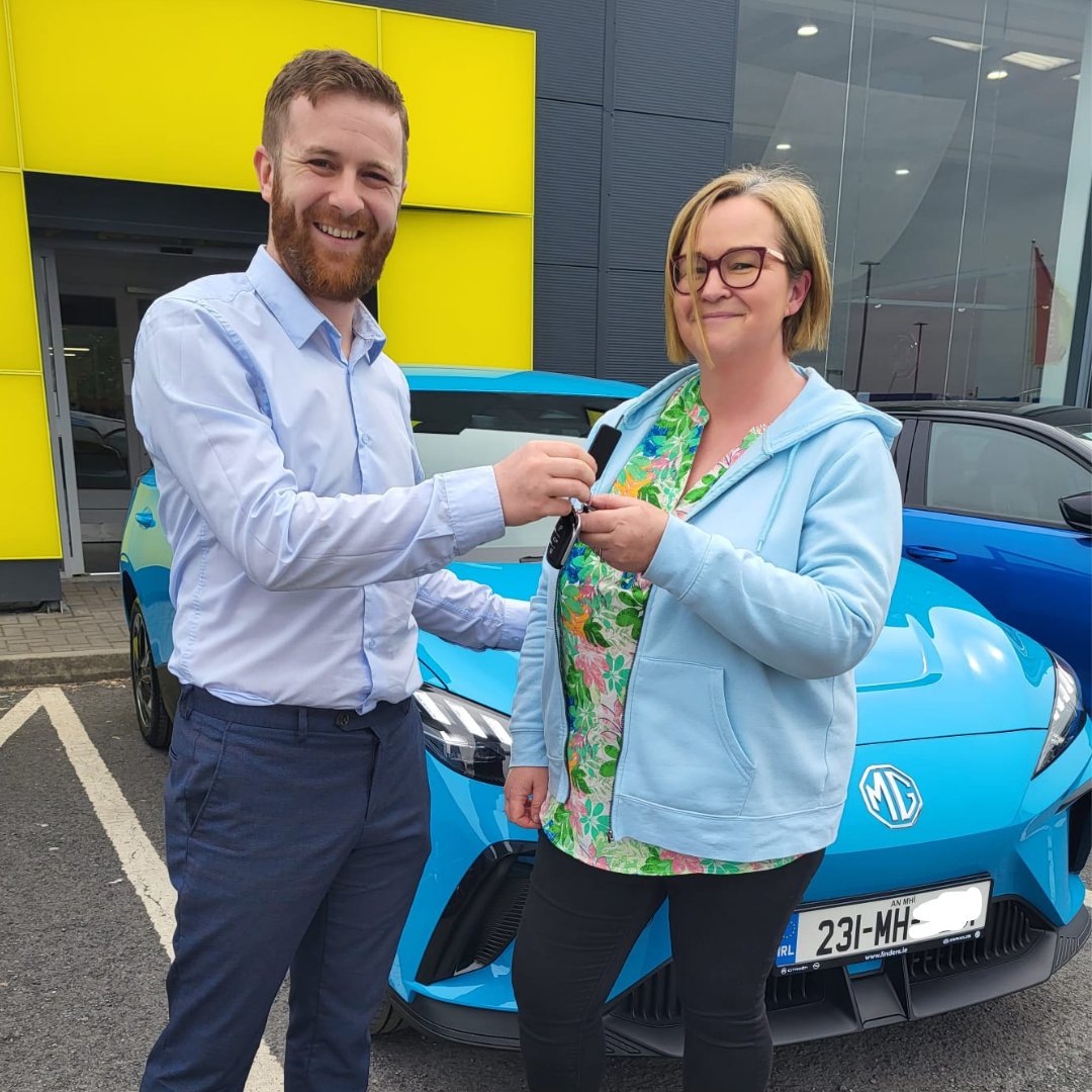 LindersDublin's tweet photo. Thank you to Caragh for being such a lovely customer😃
We hope you have a great time driving around in your new MG4
Anyone else interested in the new MG range can check them out at https://t.co/cS9if7JDrX
#Caragh #lovelyCustomer #Linders #Finglas #ElectricCarPeople #MG4 #MGdublin https://t.co/i8fBDDijPG