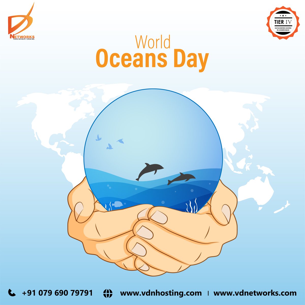 "Let us make World Oceans Day more meaningful by making contributions at our levels to saving them. Remember, even the smallest of acts can prove to be revolutionary" , World Oceans Day 2023!
..
Contact Us :7733888877
      07969079791
..
Visit : vdnetworks.com