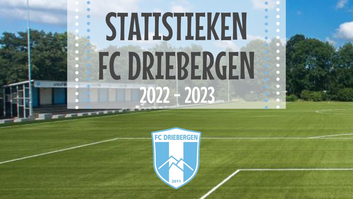 Het voetbalseizoen 2022/2023 zit er voor de meeste ploegen op. Het was dit jaar weer een bijzonder voetbaljaar voor de voetbalvereniging FC Driebergen. De KNVB heeft alle statistieken bijgehouden en dit opgesomd in een totaaloverzicht.

fcdriebergen.nl/het-voetbalsei…