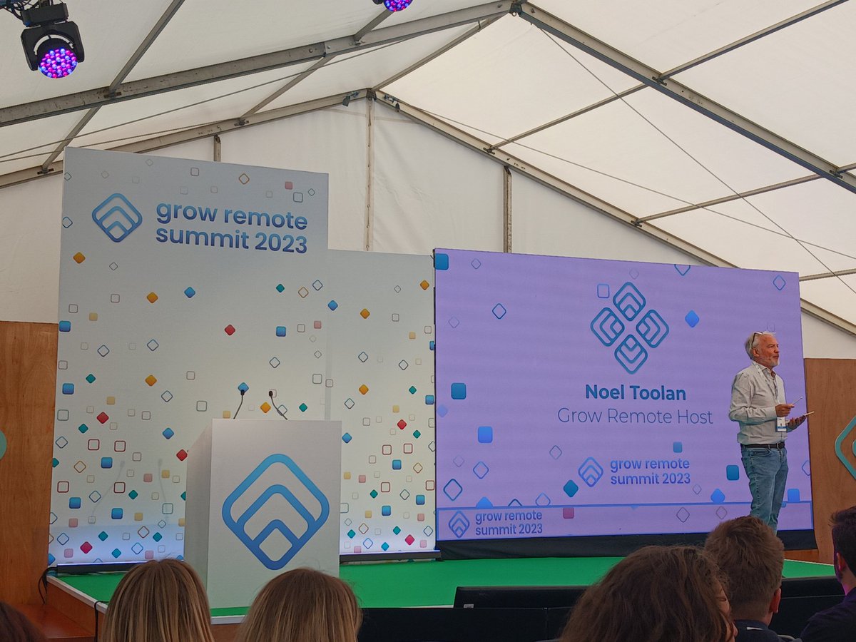 The @GrowRemoteIrl Summit 2023 is taking place in the heart of Portlaoise today and tomorrow in the Old Fort Quarter, with a number of interesting panel discussions and speakers throughout the event.

The event is kicking off this morning with host @noeltoolan.

#LoveLaois