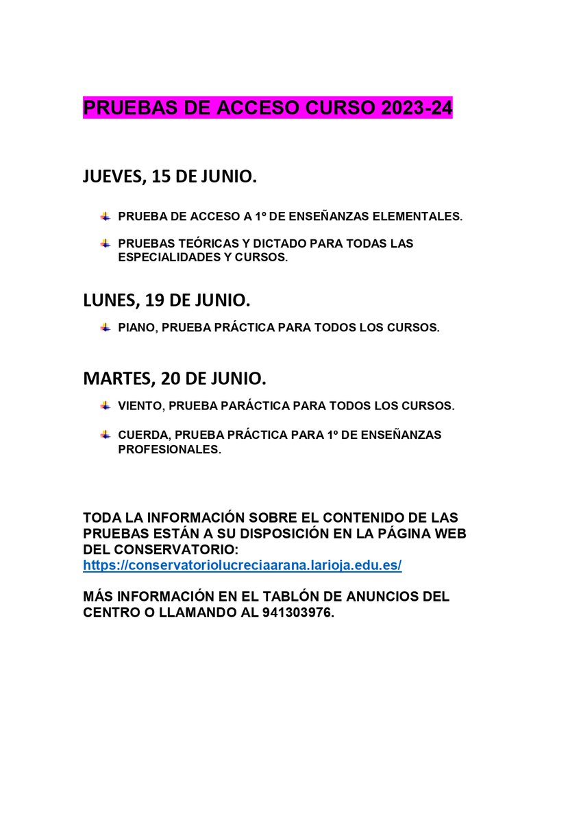 Conservatorio de Haro tweet media