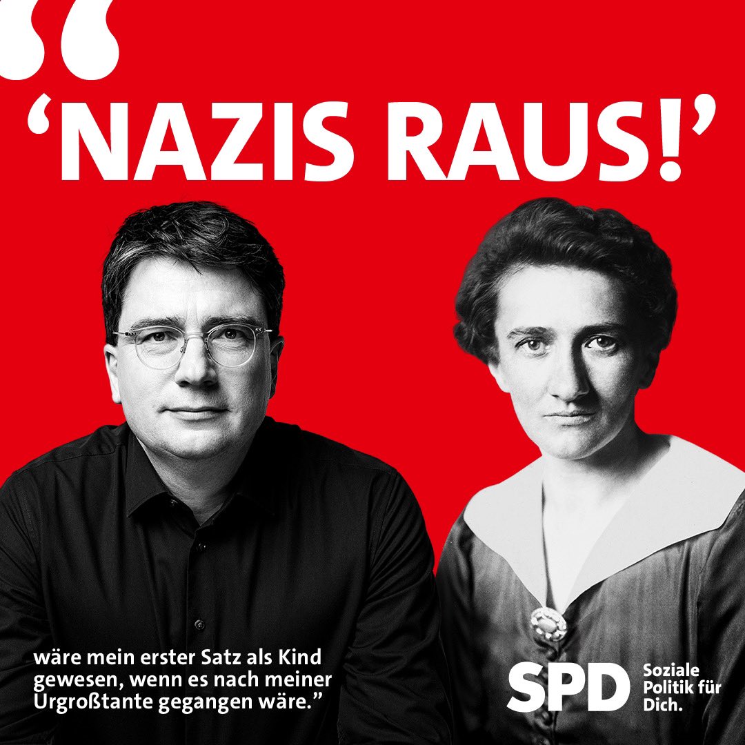 Heute vor 90 Jahren starb Toni Pfülf - SPD-Abgeordnete, Widerstandskämpferin und meine Urgroßtante. 
Der Kampf gegen Rechts liegt in unserer DNA!
#Niewieder
#Nazisraus
#SozialePolitikfürDich