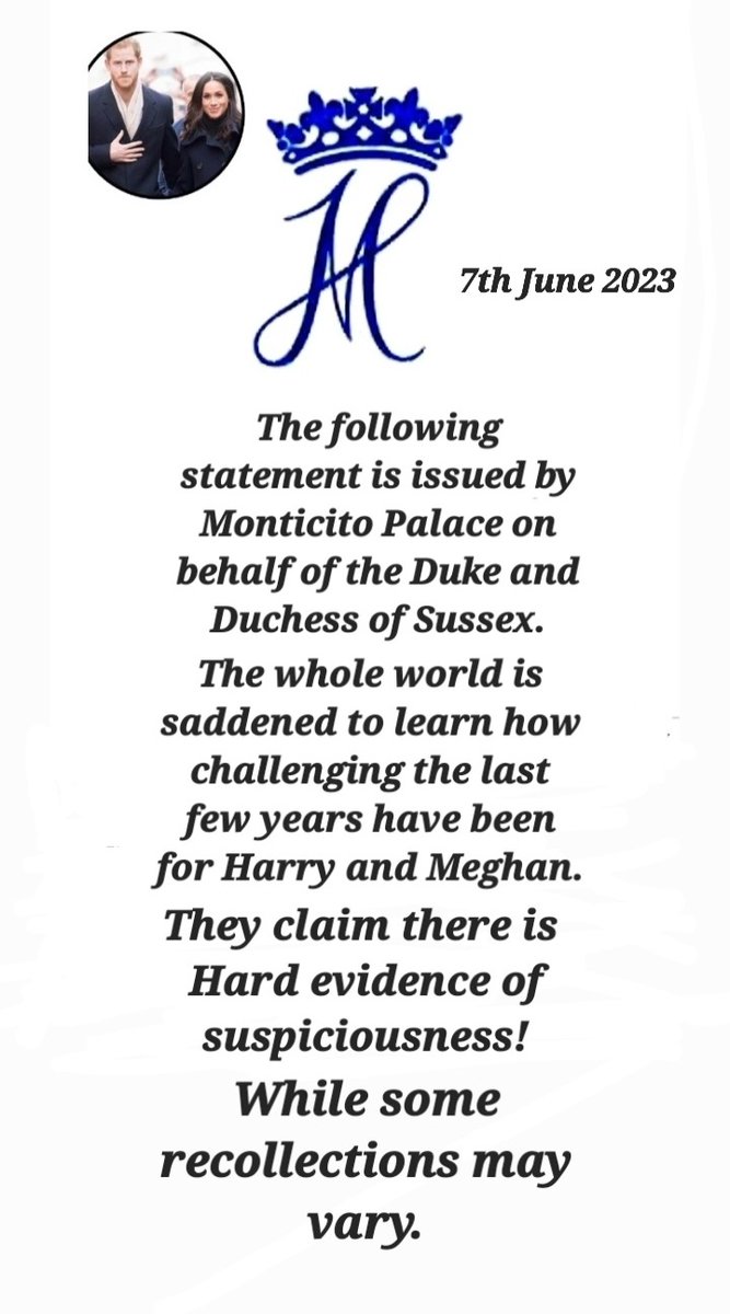 @Freedom16356531 ✈️ It’s been a bad day for 🤴 Henry Charles Albert David Mountbatten-Windsor 🛩 #Waaagh 😫🤡 #PrinceHarryVsMGN #PrinceHarryHasGoneMad #HarryOnTrial #DumbPrinceAndHisStupidWife #MeghanSmollett