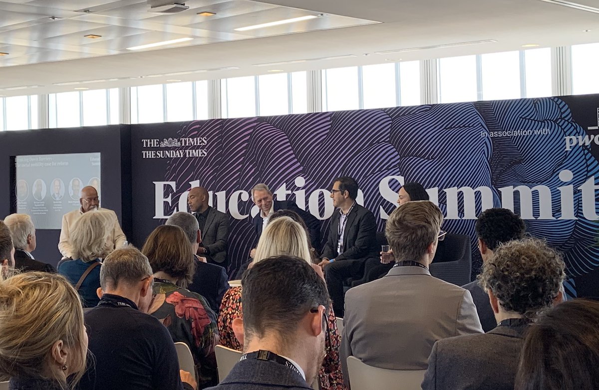 Great to hear <a href="/KevinJDEllis/">Kevin Ellis CBE</a> <a href="/PwC_UK/">PwC UK</a> talking about the need to focus on lifelong learning so we can adapt for the skills we need in the future, and when recruiting to go out to where the talent is to deliver social mobility #timeseducationcommission