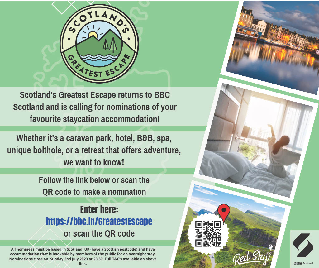 Do you have a favourite accommodation?
Now is the time to share the love, head over to BBC Scotland and nominate them!

#visitouterhebrides  #hebrideanway
