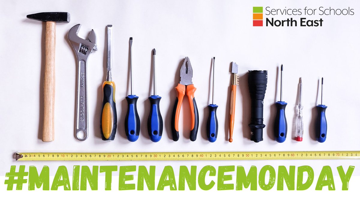 Attention all schools! This is your weekly reminder to plan or carry out your statutory building / site checks checks to keep your school healthy and safe #MaintenanceMonday