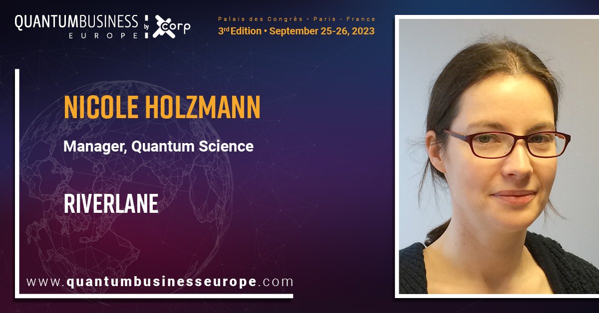 QUANTUM BUSINESS EUROPE (@quantumeurope) on Twitter photo 🎙️Nicole HOLZMANN, Manager of Quantum Science at <a href="/RiverLane_io/">Riverlane</a> willl take #QBE's floor next September to talk about benefits of working toward quantum in the pharma industry
🎯 Elevate your quantum strategy : hubs.li/Q01Jt7XK0 🎙️Nicole HOLZMANN, Manager of Quantum Science at <a href="/RiverLane_io/">Riverlane</a> willl take #QBE's floor next September to talk about benefits of working toward quantum in the pharma industry
🎯 Elevate your quantum strategy : hubs.li/Q01Jt7XK0