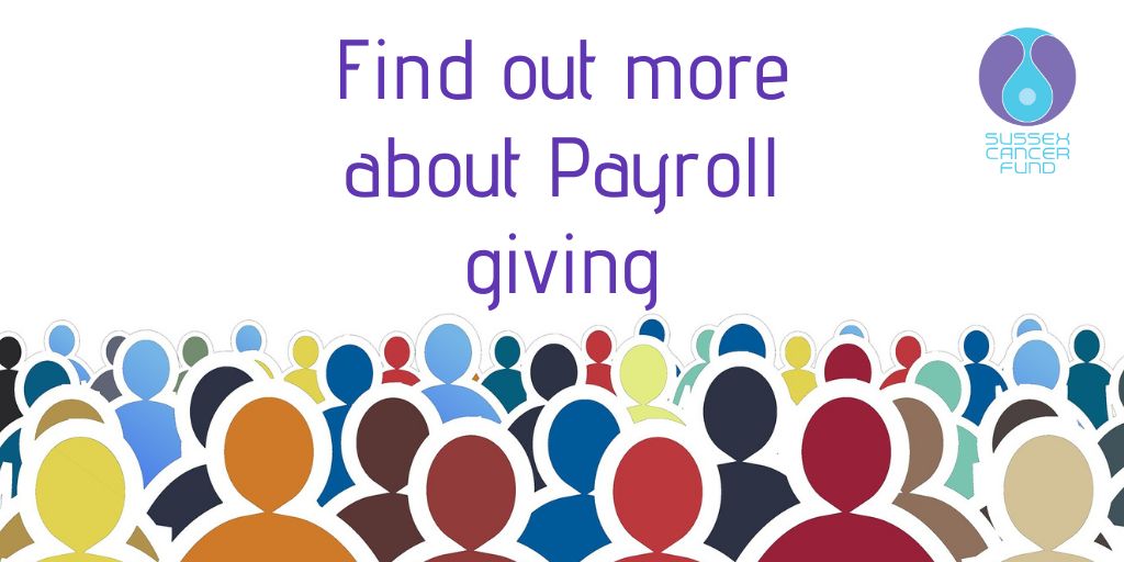 SxCancerFund's tweet photo. One of the most hassle free ways of regular giving is through payroll. #Giveback #Cancer #Sussex #BSUH https://t.co/30O24efHwY https://t.co/cVJO1fPxCY