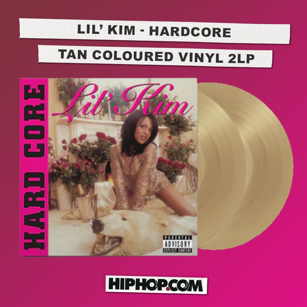 hiphopdotcom's tweet photo. NEW ON THE STORE! Lil’ Kim - Hardcore: Tan Coloured Vinyl 2LP

Double Platinum Solo Debut from Brooklyn’s own Lil’ Kim. Executive produced by The Notorious B.I.G., this double LP arrives in a Limited 'Champagne On Ice' colour vinyl.

Shop now >> https://t.co/HiEeIvhGjO https://t.co/GgRohSRucN