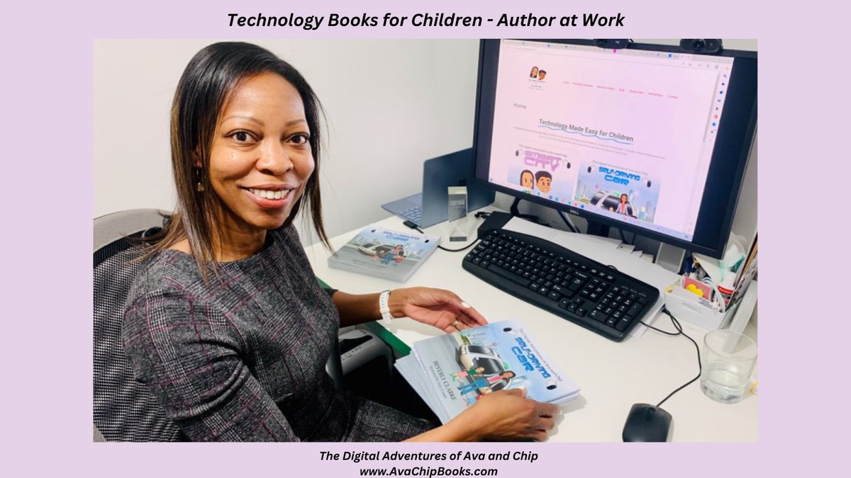 SueAtkins's tweet photo. Here's our author @MsBClarke at her desk. She is currently deciding on the title for Book 3 to be released later this year. She has also designed our website. Visit our site for free downloads https://t.co/uxvHxTQEzf
#downloads #authorAtWork #TheSueAtkinsBookClub #AvaChipBooks https://t.co/HfPebsWogJ