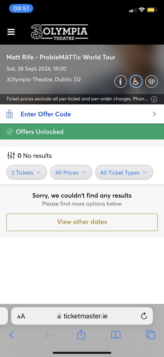 breda_mcc's tweet photo. If I don’t get tickets tomorrow to see @mattrife in Dublin, I will cry.
Presale sold out alreadyyy https://t.co/OaQ8erikVd