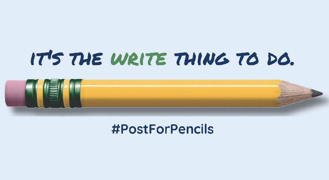 Don’t forget to #PostForPencils with <a href="/KidsInNeed/">Kids In Need Foundation</a> ✏️✏️✏️✏️✏️✏️