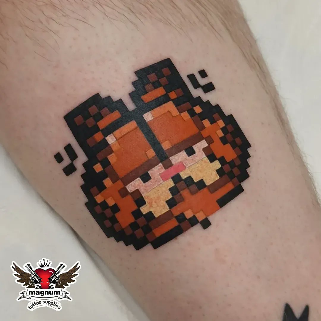 MagnumTattoo's tweet photo. Cool pixel Garfield tattoo piece done using #magnumtattoosupplies by Lewis W Tattoo🔥
.
.
#garfieldtattoo #garfield #pixeltattoo #cattattoo #manchestertattooist #manchestertattoo #colourtattoo #tattooideas #fullcolortattoo #liverpooltattoo https://t.co/1keMgmMlkS