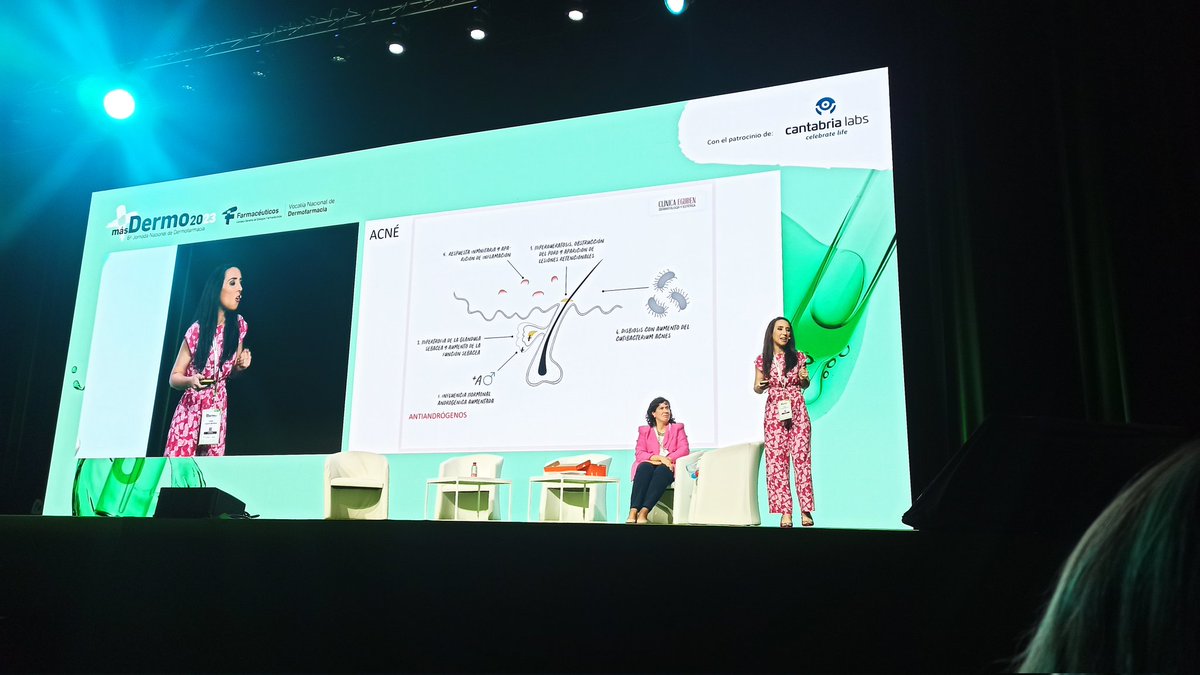 MartaAlcalde1's tweet photo. Eliminando conceptos obsoletos con @criseguren.
Genial la charla sobre acné y rosácea 
#másdermo2023 https://t.co/Wz4ik62MpN