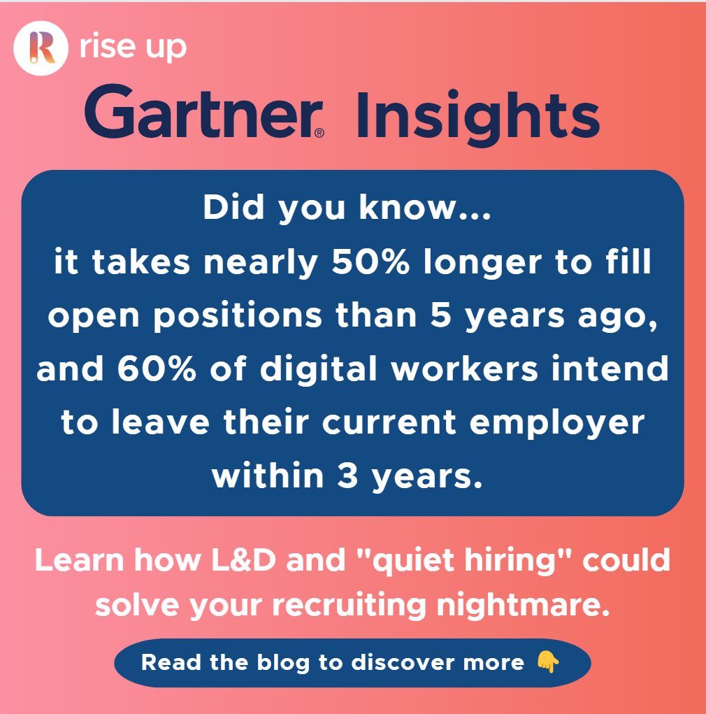 Learn how this approach can revolutionize your recruitment strategies, foster diversity, and unlock the true potential of your organization's talent pool. 🚀🔥
Read the blog: hubs.ly/Q01Srdn00

#LearningAndDevelopment #QuietHiring #RiseUp