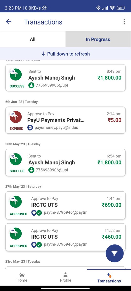 AyushSingh108's tweet photo. @IRCTCofficial i booked my ticket from UTS and it failed but the money was debited from my account but the tc told me to get a new ticket even if my money has deducted and now its been more than 10 days the money has still not refunded plz help me out 
AYUSH SINGH https://t.co/p1c0FmBmyj