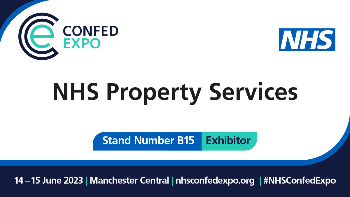 Pleased to welcome @nhsproperty to #NHSConfedExpo. 

NHS Property Services (NHSPS) is a government-owned company which exists to help the NHS get the most from its estate.