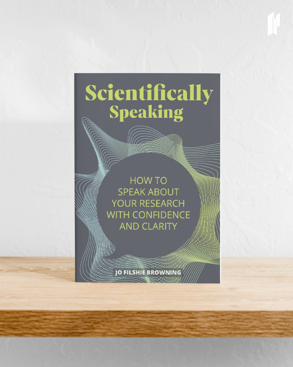 Happy 2-year book-aversary to Jo Filshie Browning and Scientifically Speaking! 🥂🍾

Written by a speaking coach with 25 years of experience in sci-comms, this book teaches you how to become a compelling scientific speaker so that you can communicate your message confidently.