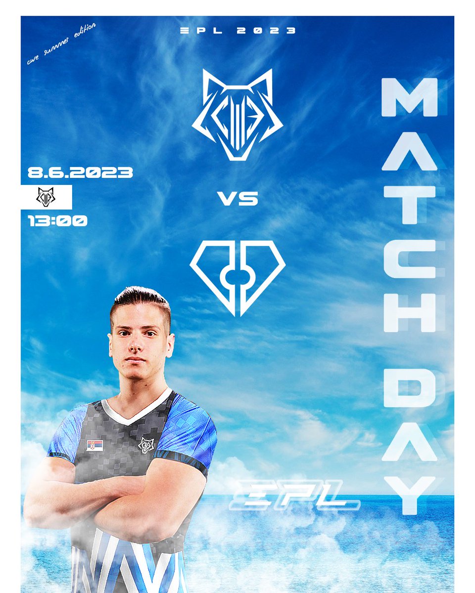 EPL Season 1!

<a href="/euproleague_/">EPL</a>  is starting today at 13:00 CET. You can watch the LIVE STREAM here: twitch.tv/euproleague4_en

Our first pray is <a href="/EsportsDiamant/">Diamant Esports</a> 💎💥

#cwe #cwepack #awooo #cyberwolves