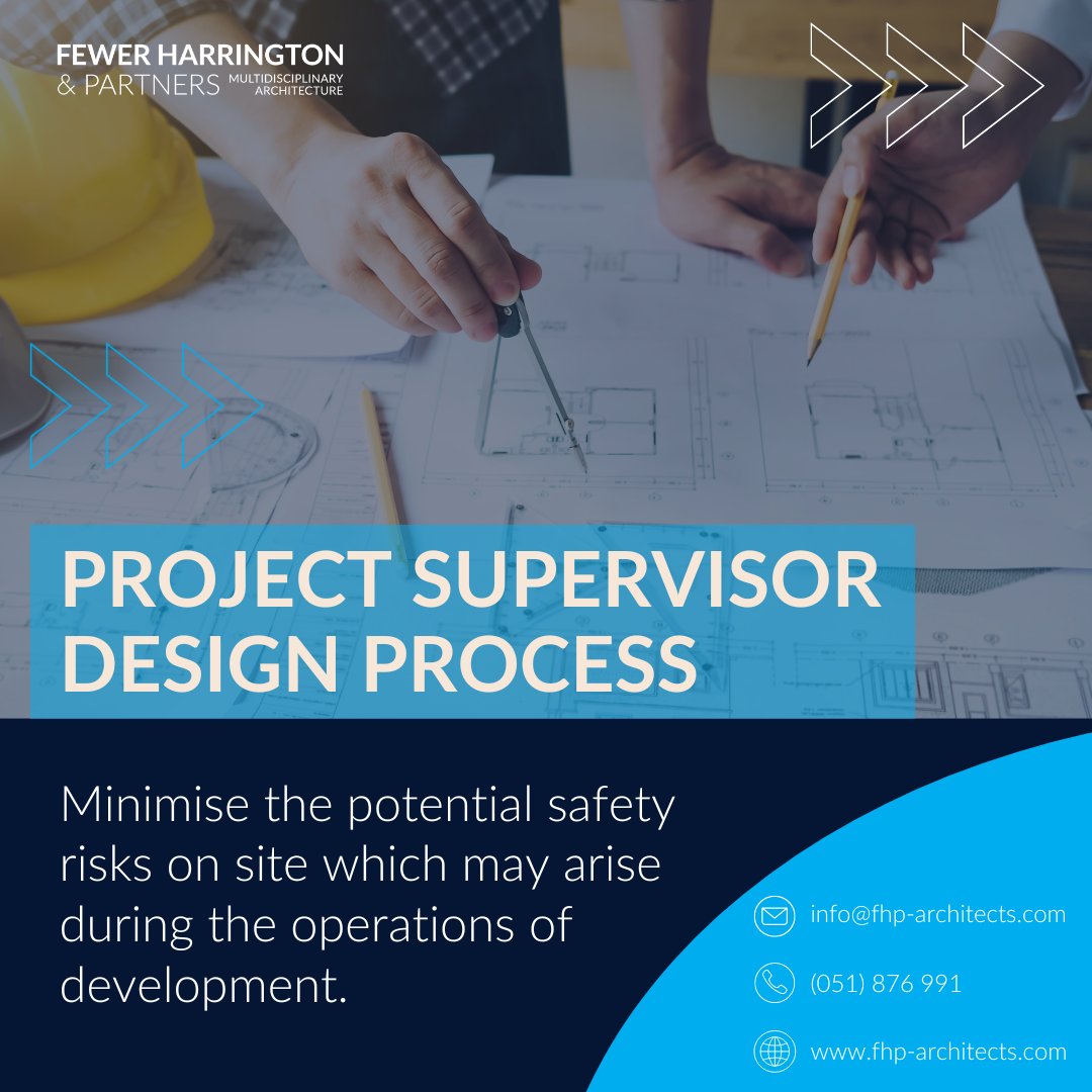 FHP_Architects's tweet photo. As experts in the fields of Project Supervisor Design Process, we can ensure your peace of mind that your project will be designed and completed to the highest standards of #health and #safety, whilst maintaining a high standard of architectural aesthetics 🏗️ https://t.co/Ysu9S1GSNz