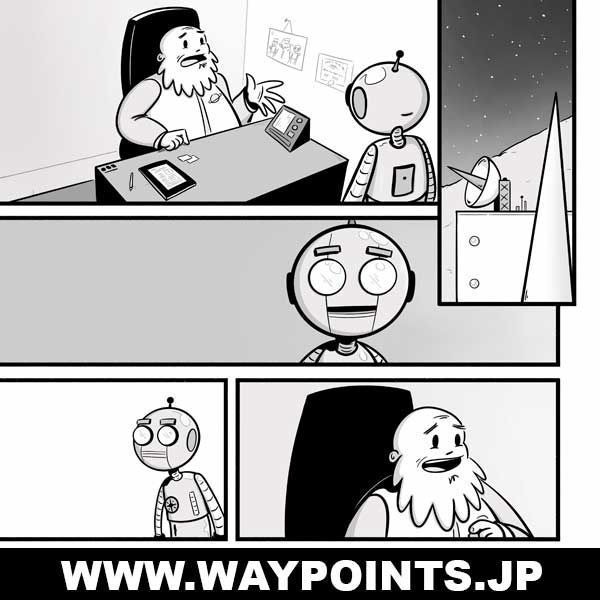 来週！Coming next week! ６月のWaypoints漫画の予告。A preview of June's Waypoints manga. #漫画 #漫画家 #コミック #コミックス #SF漫画 #WaypointsJP #漫画予告 #オンライン漫画 (Art by Robin A. White)