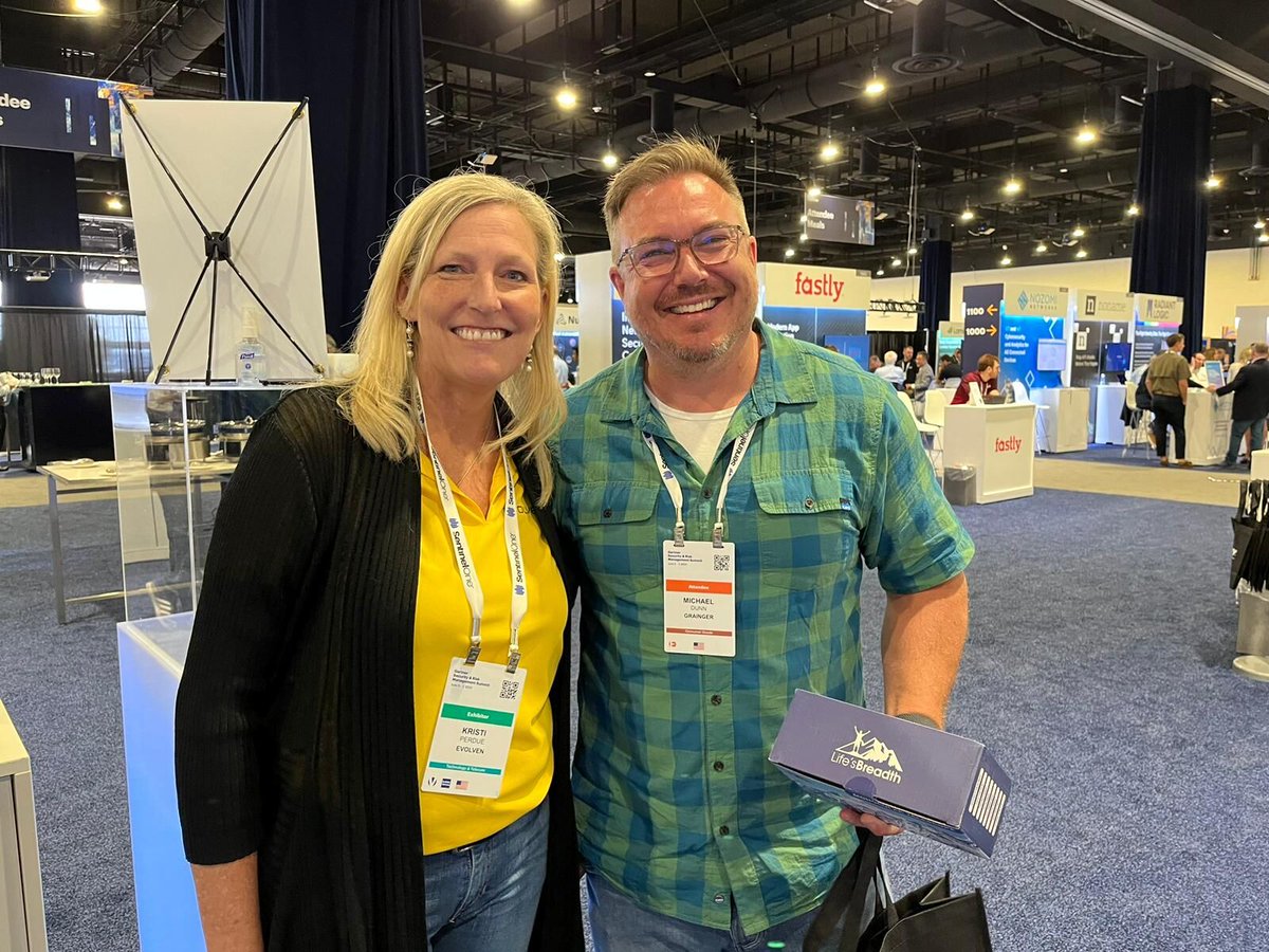 EvolvenSoftware's tweet photo. #GartnerSEC was a blast! 👍Thanks to everyone that stopped by Booth #1050 for a chat about #configuration management, #AIOps &amp; its importance for #CyberSecurity. 😉

#DevSecOps #DevOps #Observability @Gartner_inc #ConfigurationIsARiskyBusiness https://t.co/r3QChEHEmq