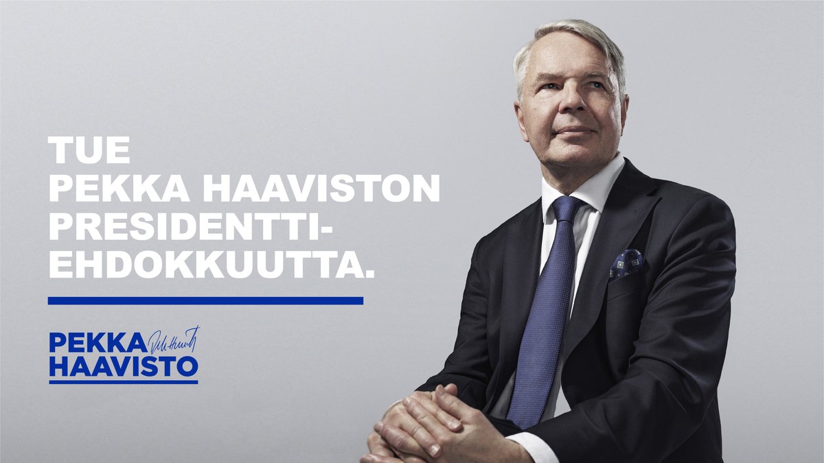 Haavisto2024's tweet image. Suomi tarvitsee presidentin, jolla on juuri oikeanlaista kokemusta. Kun Euroopassa on sota, harjoitteluaikaa ei ole.

Tänään käynnistyy työ 20 000 kannattajakortin keräämiseksi, allekirjoita omasi: Haavisto2024.fi  #Haavisto2024