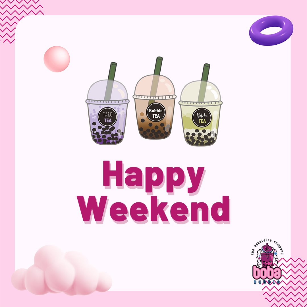 Boba_Bubble_Tea's tweet image. Happy Weekend, Boba Lovers!😍

#BobaBubble #bubbletea #bubblelife #bobalovers #bobatea #bobapearls